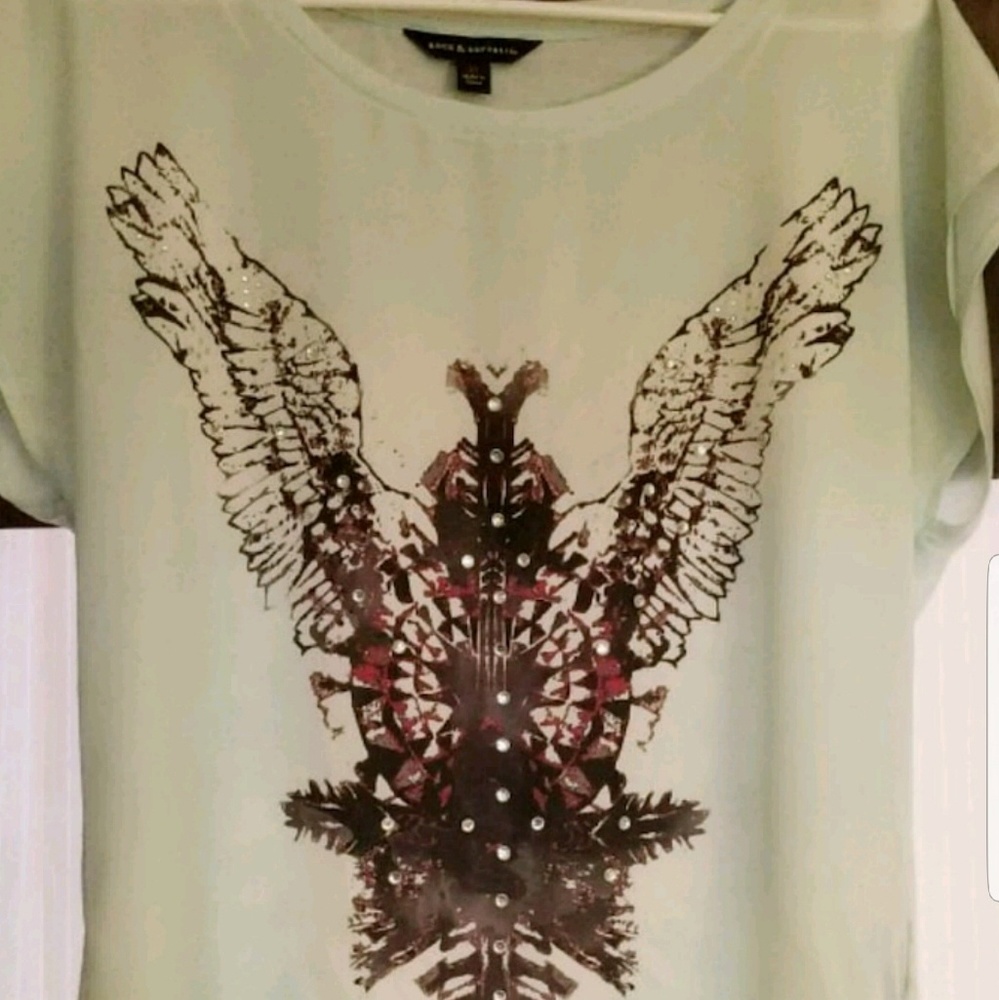 Rock & Republic Sheer Dress Top